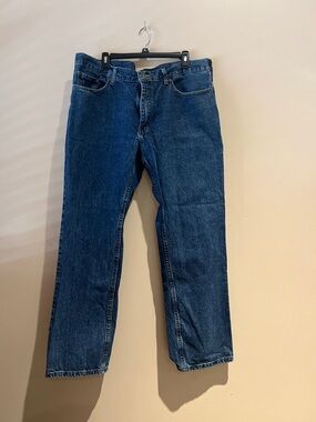 urban pipeline Men's Dark Blue Relaxed Jeans